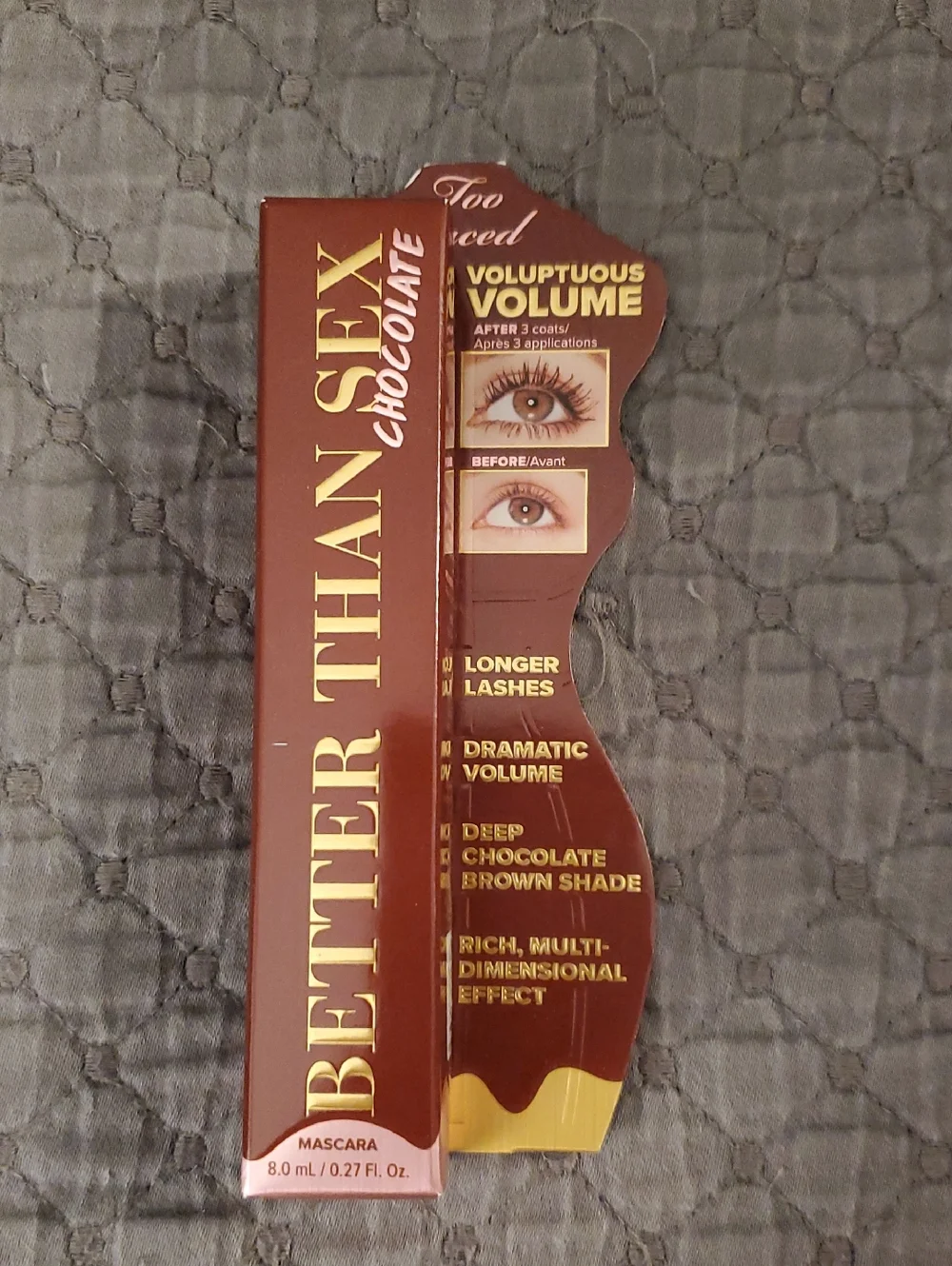 NIB Too Faced Better Than Sex Mascara
